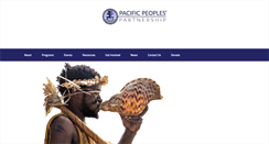 Desktop Screenshot of pacificpeoplespartnership.org