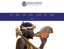 Tablet Screenshot of pacificpeoplespartnership.org